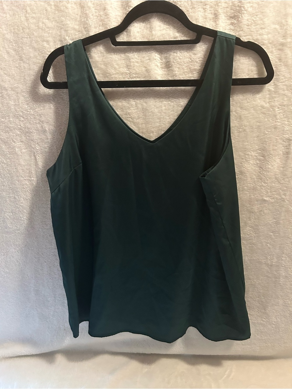Sleeveless V-Neck Camisole in Deep Teal